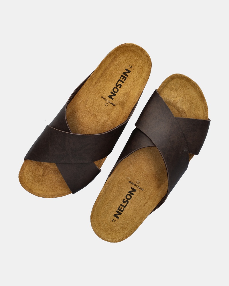 Nelson Slippers  - bruin