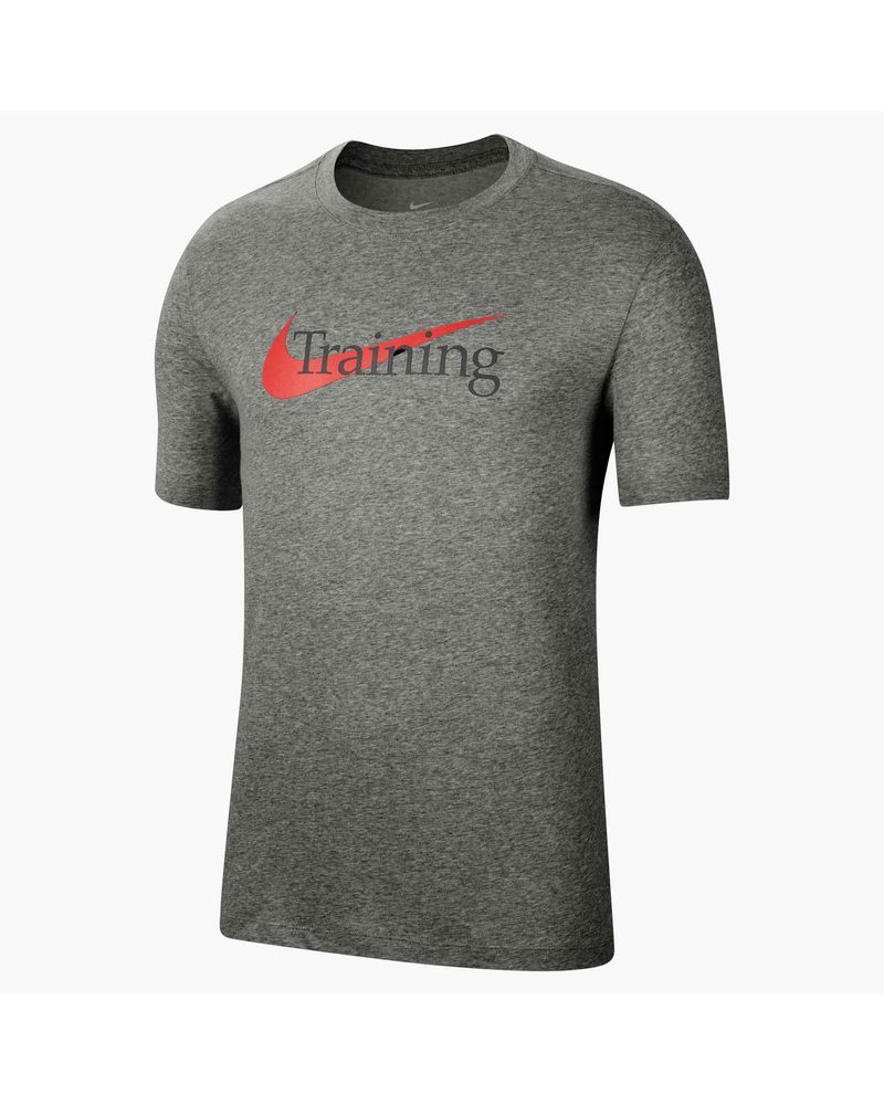 T-shirt de training Nike Dri-FIT Gris pour homme