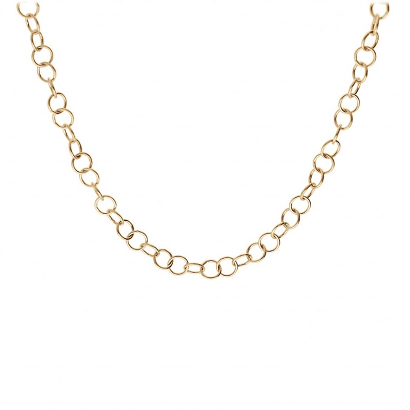 Collier femme charm's Plaqué or - Maille ronde - Les Charm'antes