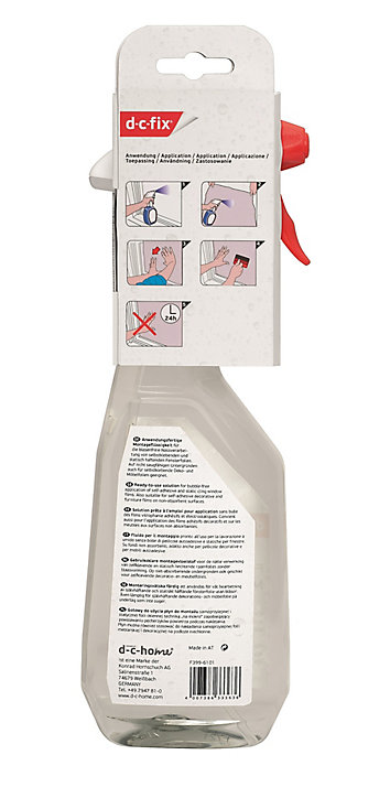 Solution d'application d-c-fix® - films pour fenêtre et adhésifs décoratifs - 500 ml