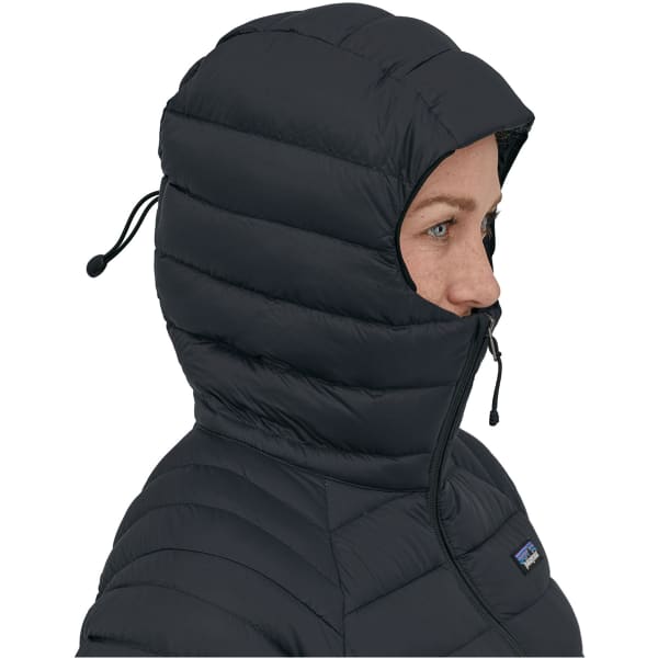 Doudoune randonnée PATAGONIA W'S DOWN SWEATER HOODY BLACK