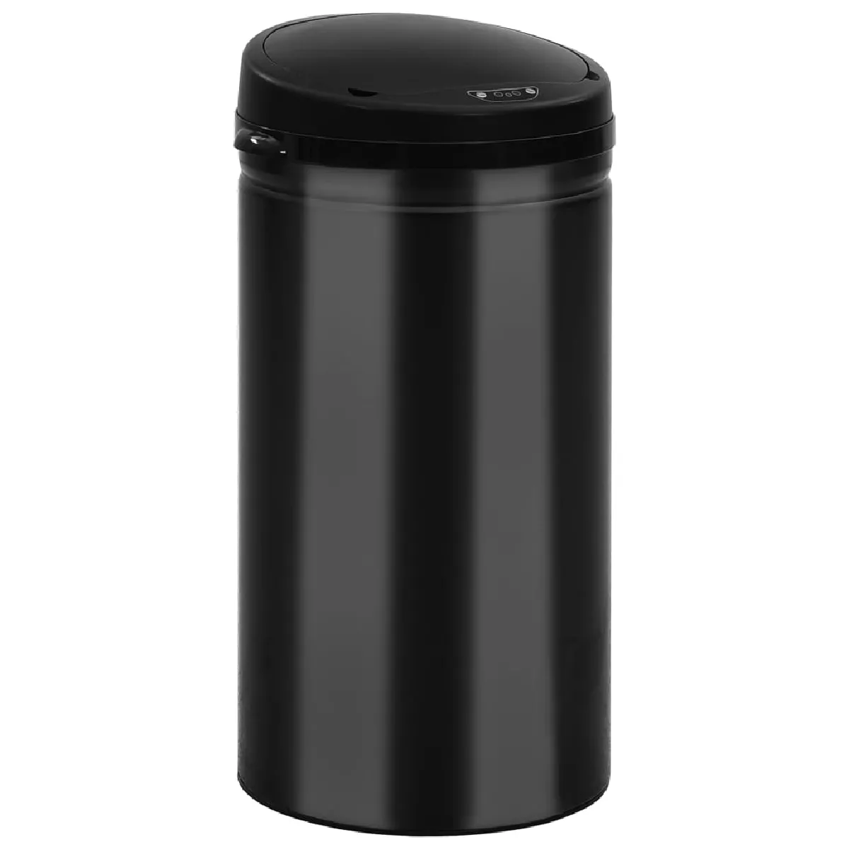 vidaXL Poubelle à capteur automatique - 50 L - Noir