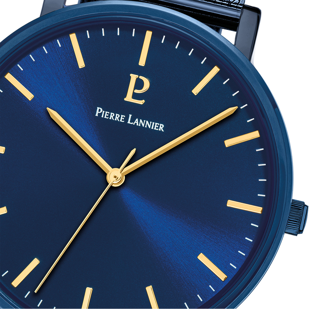 Montre PIERRE LANNIER essential homme bracelet acier bleu