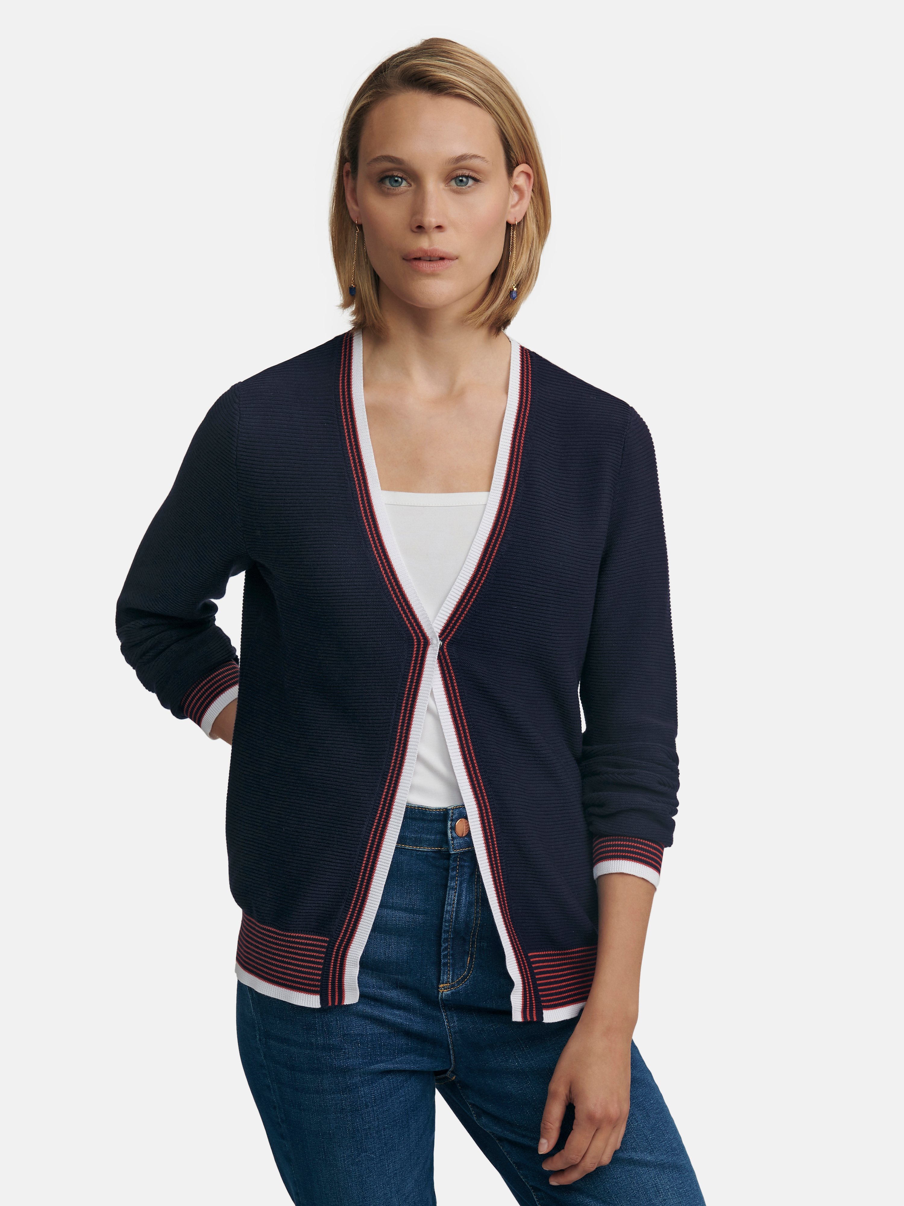 Strickjacke aus 100% SUPIMA®-Baumwolle