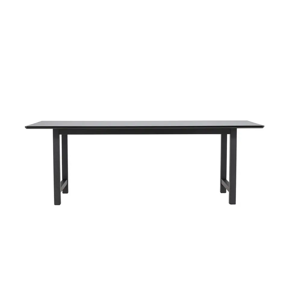 Eettafel Zwart Hout - 220x100x75cm - Count