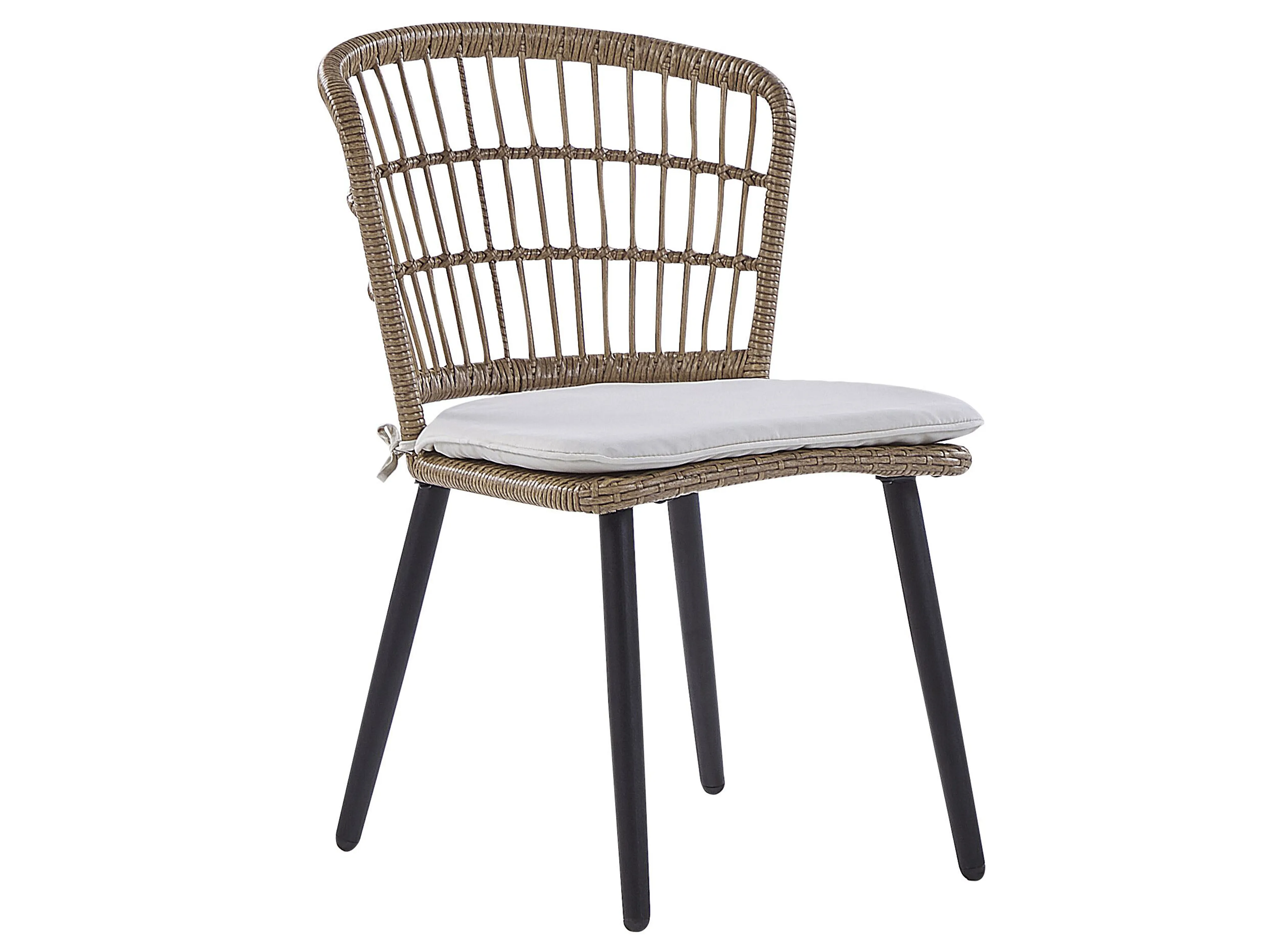 Tuinset 6-zits ALIANO II met kussens PE rotan Beige