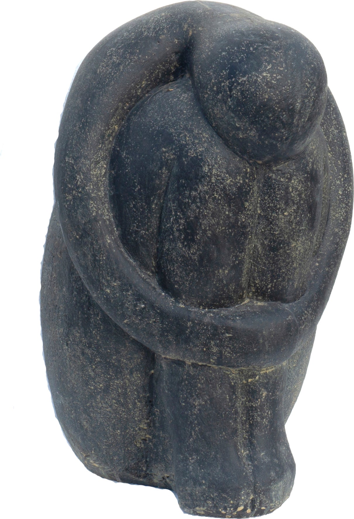Stone Lite tuinbeeld intens zwart 15 x 20 x 30 cm