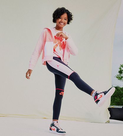 Jordan Cardigan - BIG Jumperman X Nike - Atmosphäre m. Neon Pink