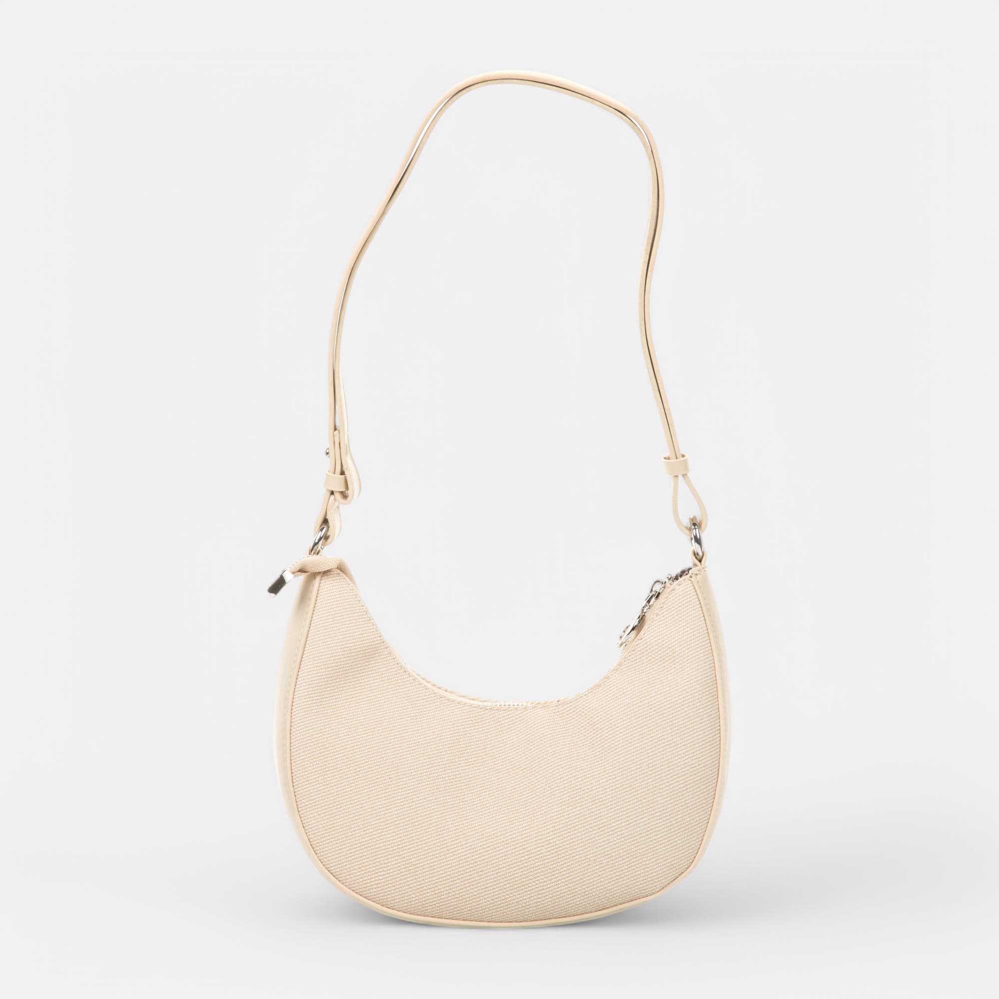 Sac bandoulière beige