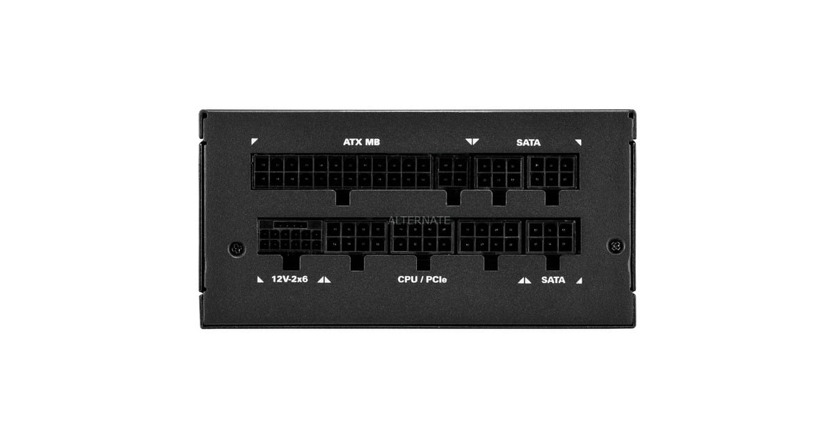 SharkoonRebel P20 SFX modulaire 850 watt voeding   (Zwart, 1x 12V-2x6, 2x PCIe)