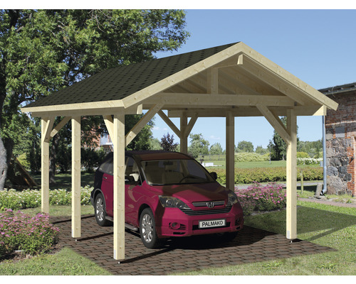Enkele carport Palmako Robert 11,7 m² 360x510 cm dompelgegrond