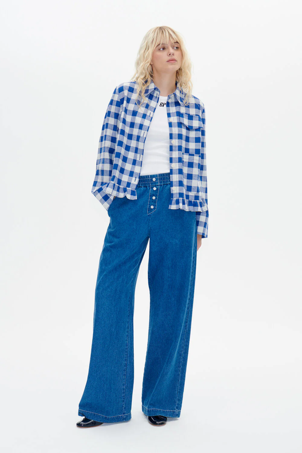 Baum und Pferdgarten  Noi wide leg jeans - Dark Sailor Blue