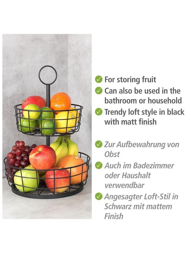 Etagere mit 2 Körben, praktisch und vielseitig einsetzbar