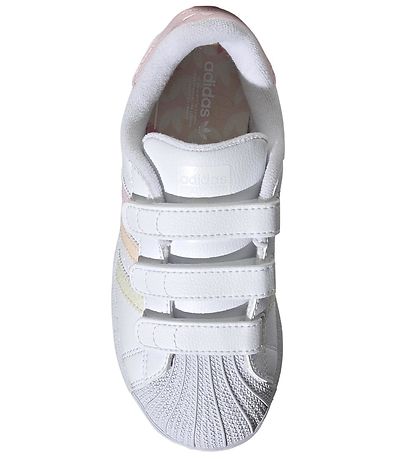 adidas Originals Sko - Superstar CF C - Hvid/Rosa/Gul