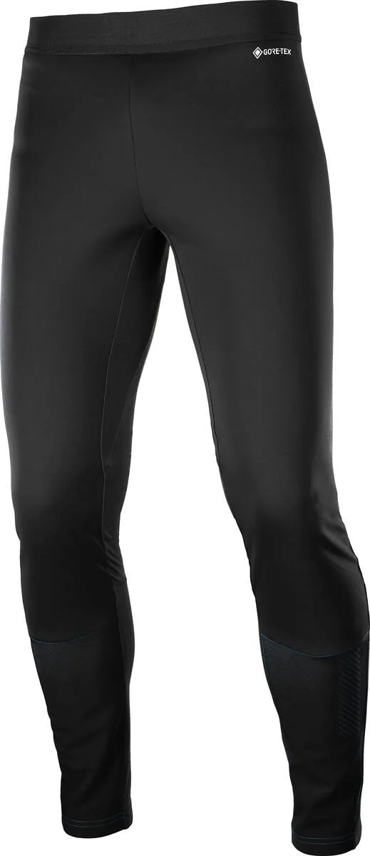 Salomon Men's Gore-Tex Windstopper Softshell Tight Black