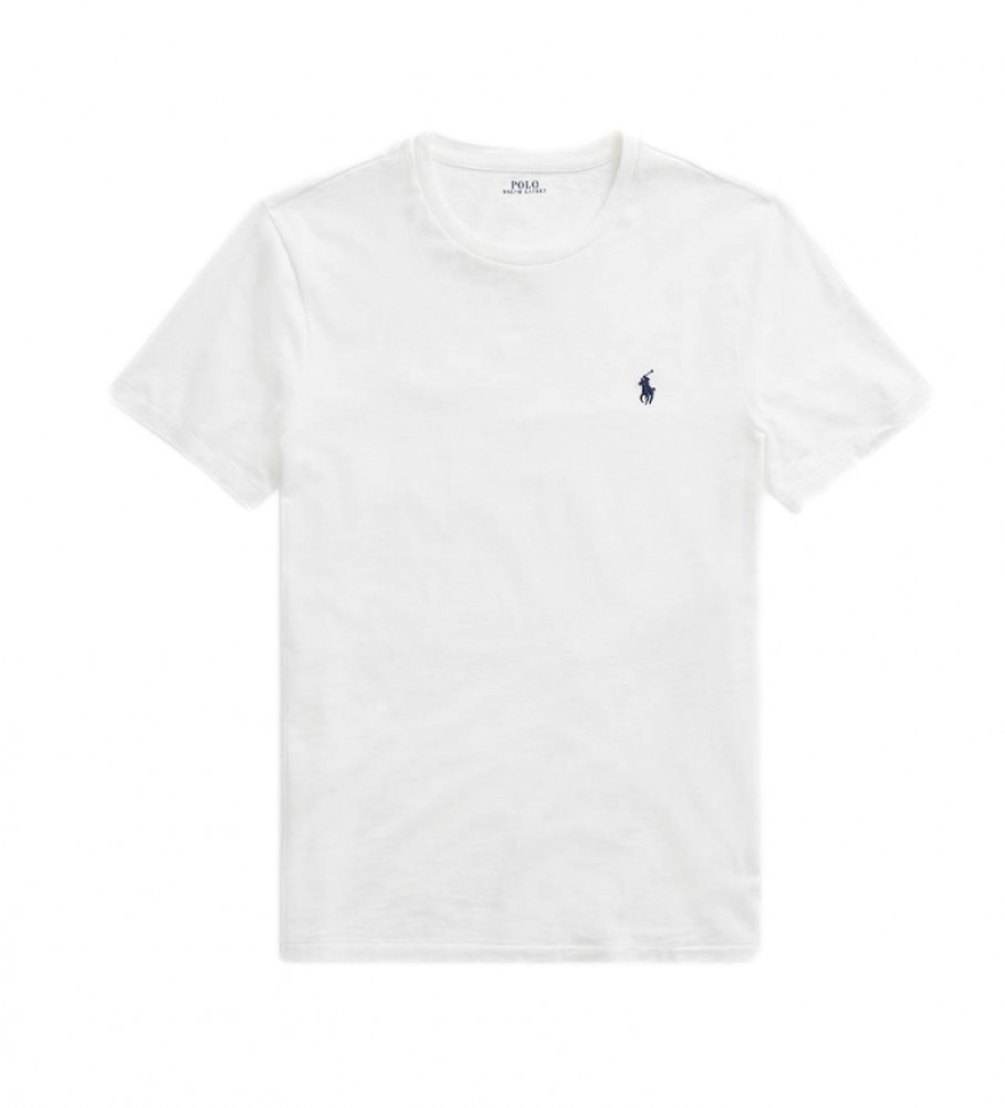 Camiseta Ralph Lauren Custom Fit Knit branca