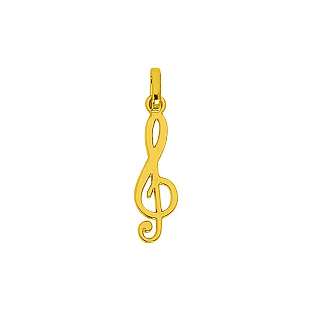 Pendentif Brillaxis musique clé de sol