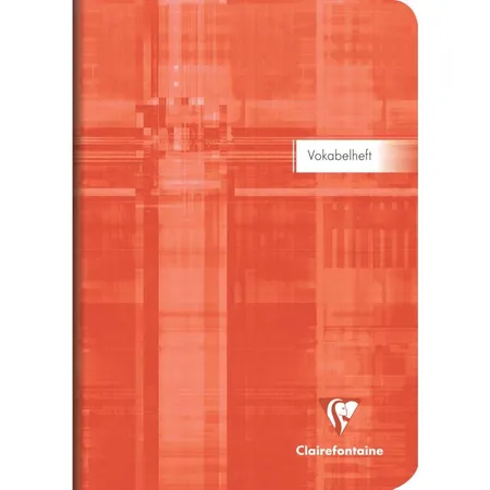Clairefontaine Vokabelheft liniert, A5, 32 Blatt, sortiert