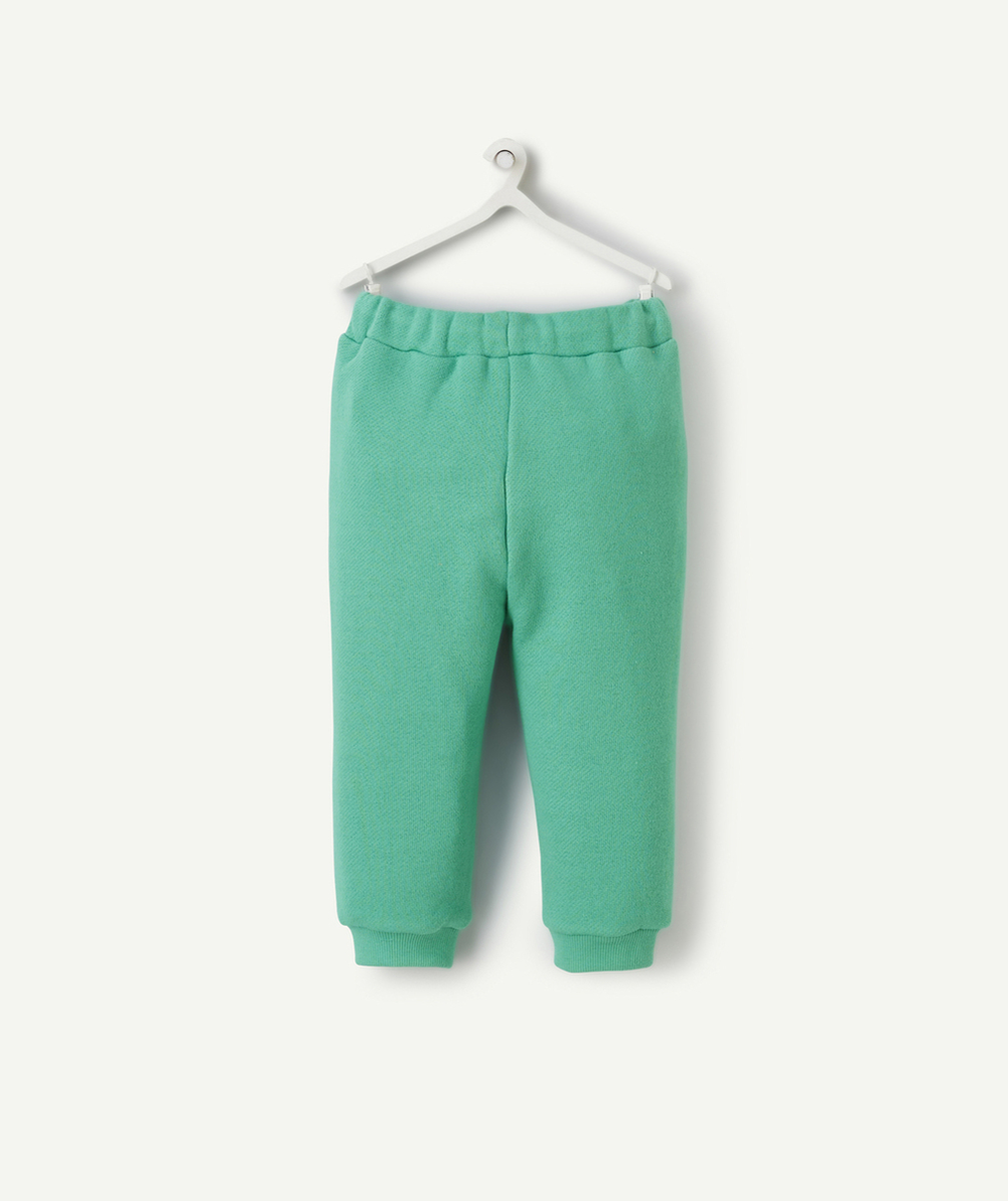 JOGGING BÉBÉ GARÇON EN FIBRES RECYCLÉES VERT