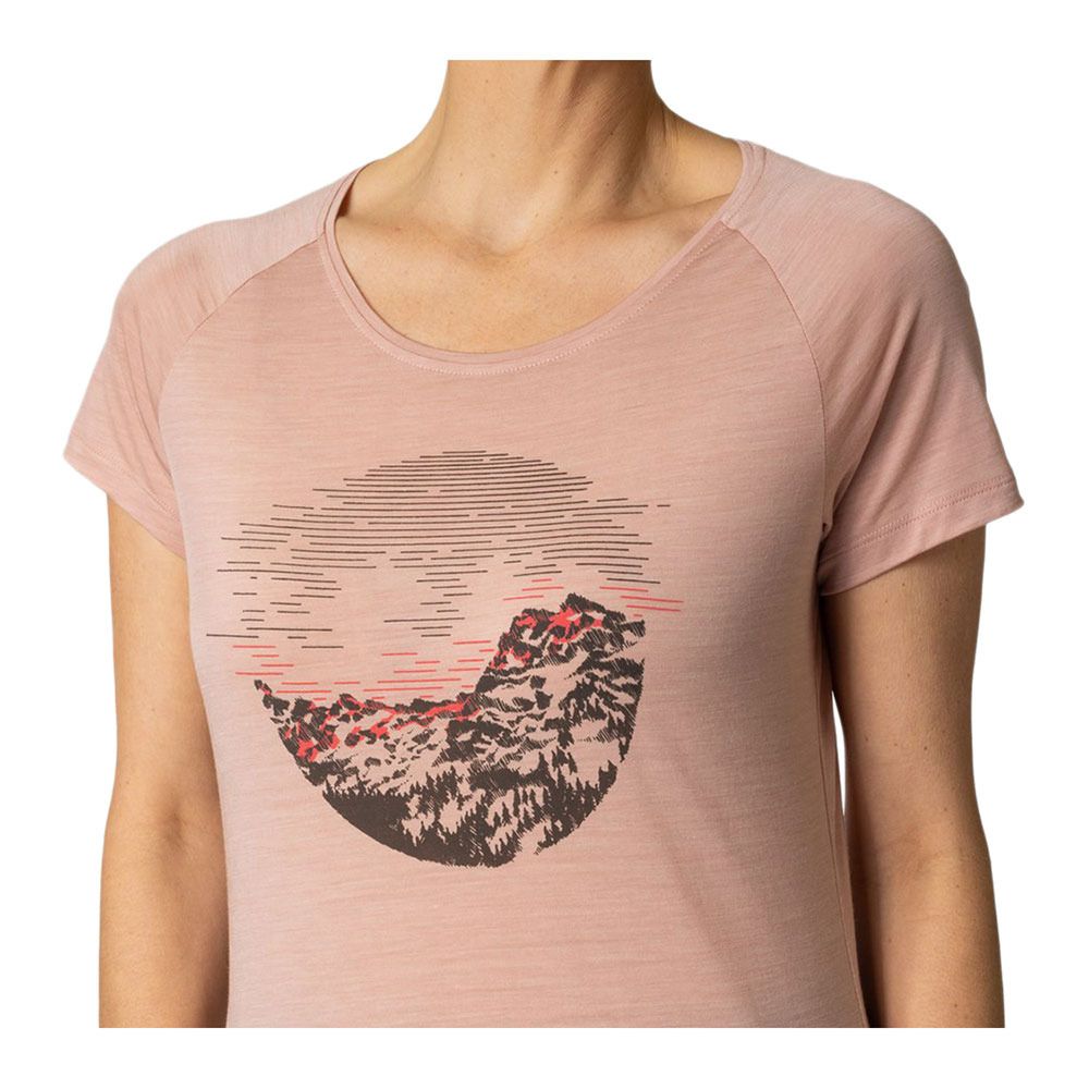 Odlo ASCENT PW 130 SUNRISE - Tee-shirt Femme pale mauve melange