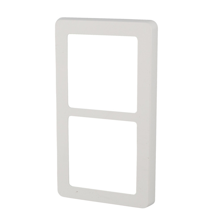 LK FUGA® designramme Base 63 2×1 modul lodret hvid
