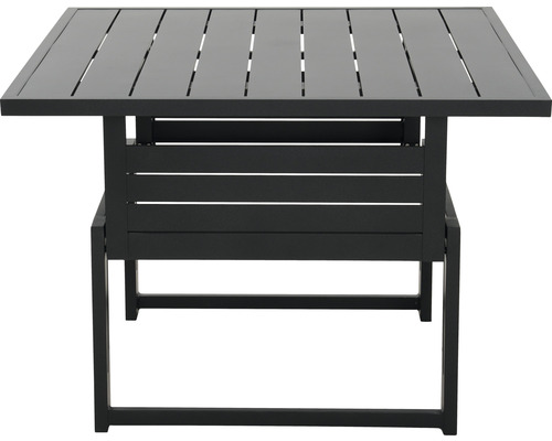 Garden Place Viven 4-zits loungeset inclusief in hoogte verstelbare tafel en kussens, antraciet aluminium