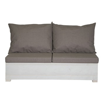 Tussenelement Hava 132 cm zand steigerhout