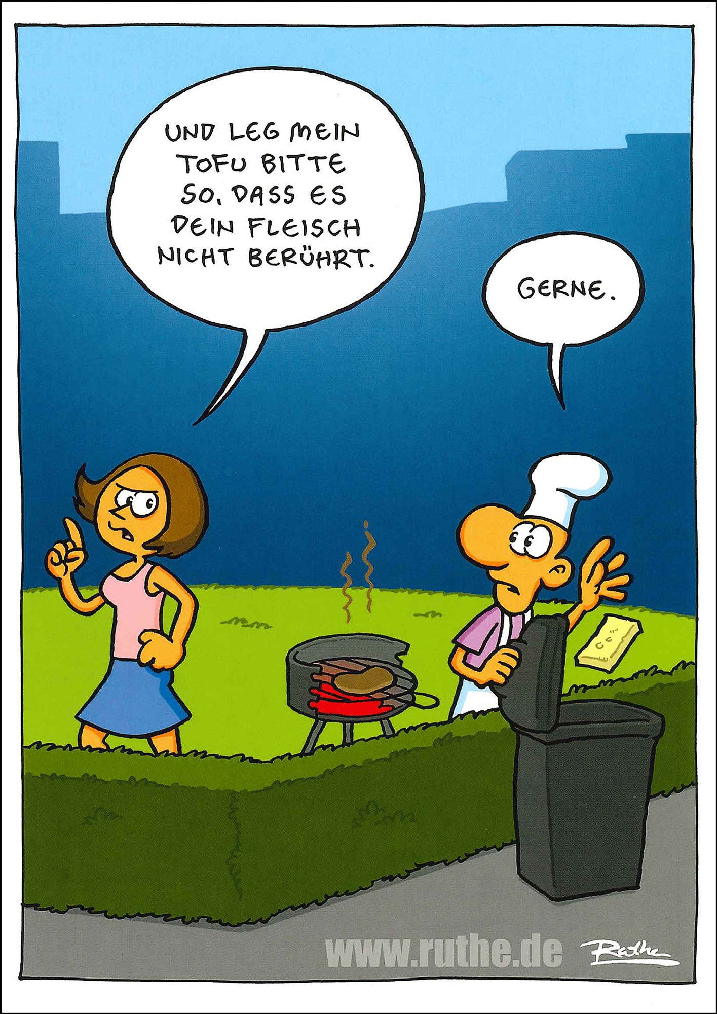 Postkarte 'Tofu' günstig bestellen