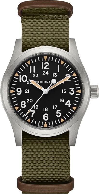 Hamilton - Khaki Field H69529933 - Mechanisch Horloge - Roestvrijstaal - 42 mm
