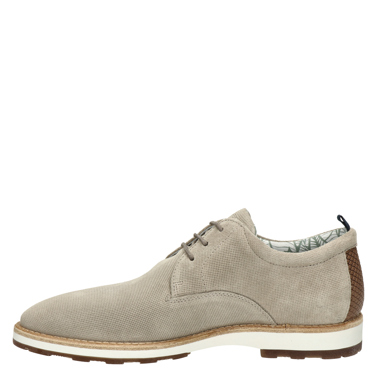 Pozato Dots heren veterschoen Rehab Beige