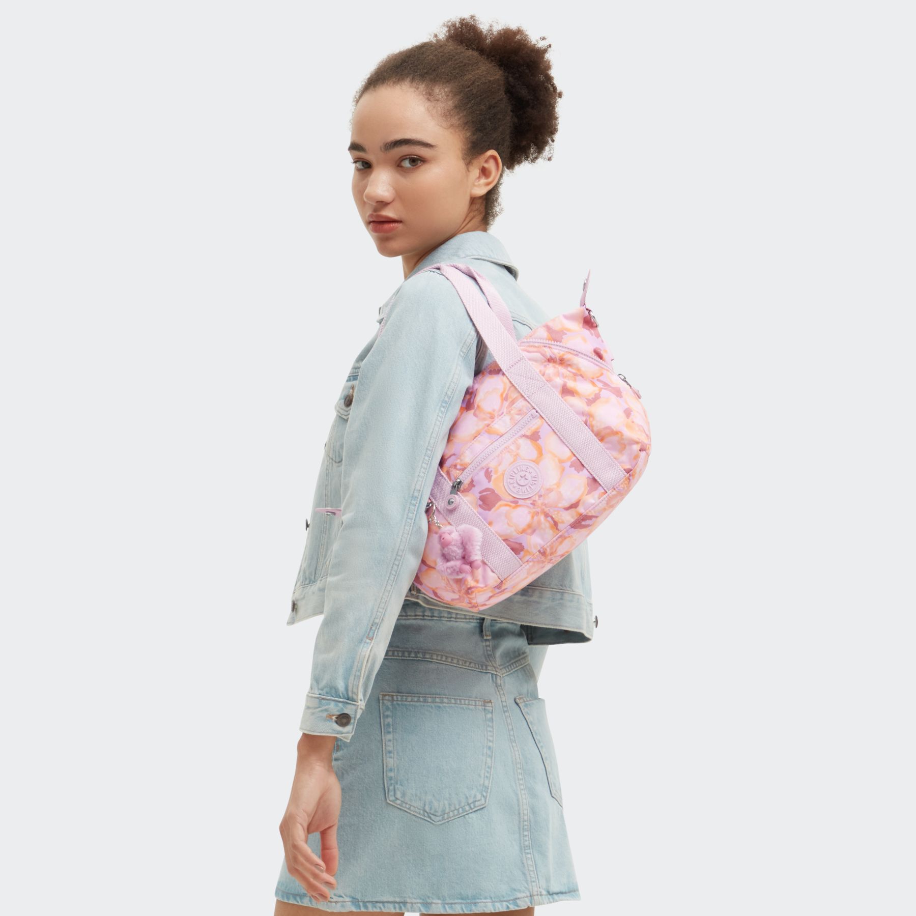 ART MINI Mini sac fourre-tout avec lanière amovible - Floral Powder