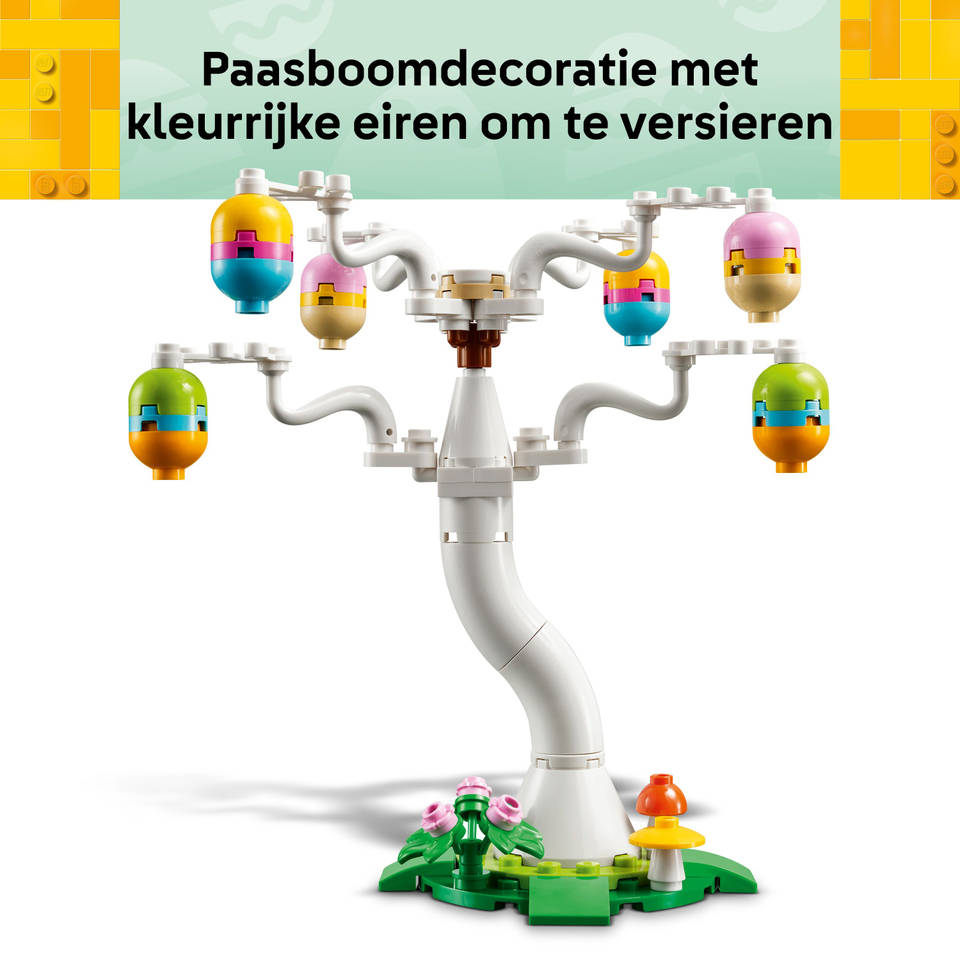 LEGO eieren zoeken met konijn en kuiken 40808