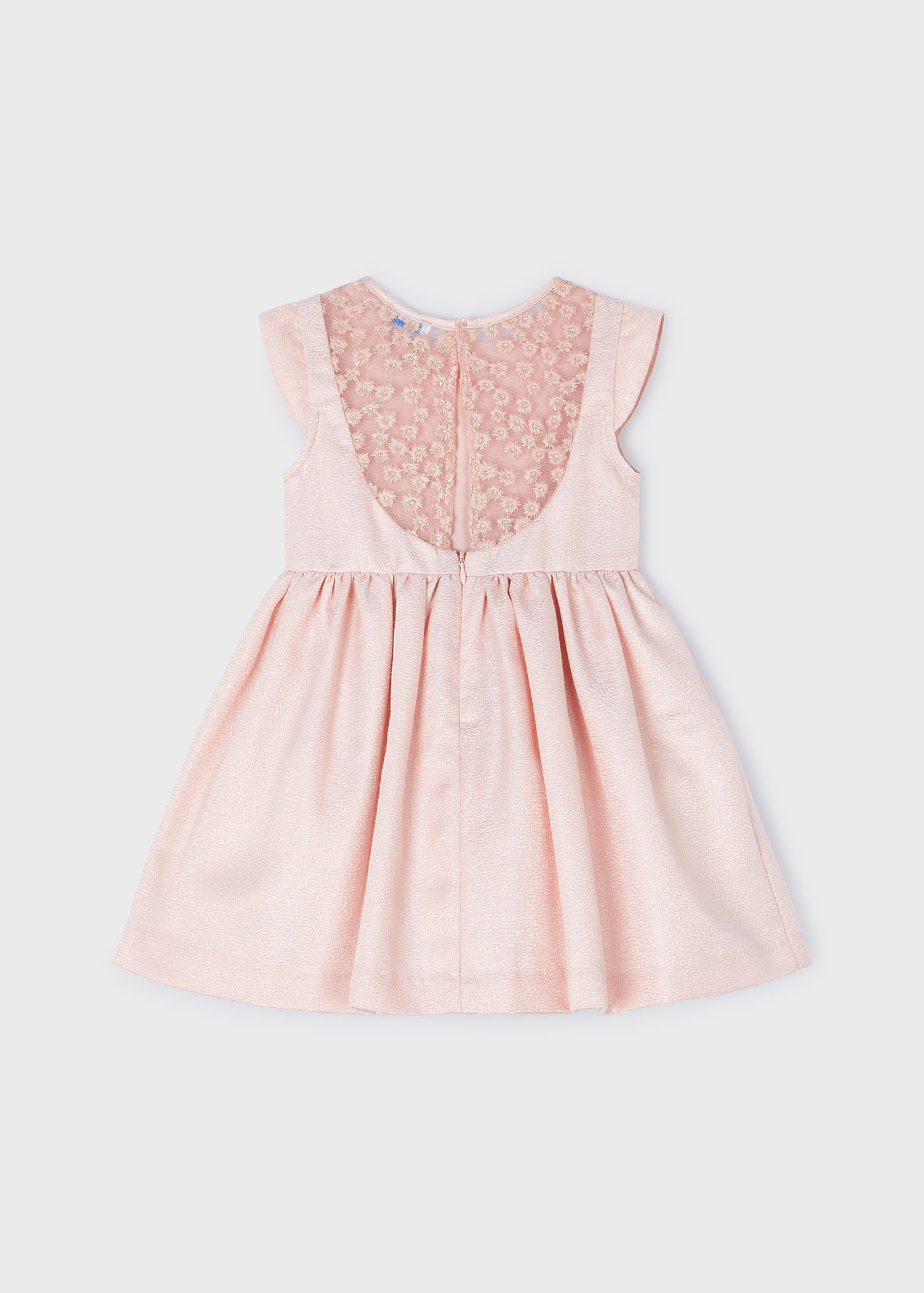 Vestido de tule cor anis para meninas