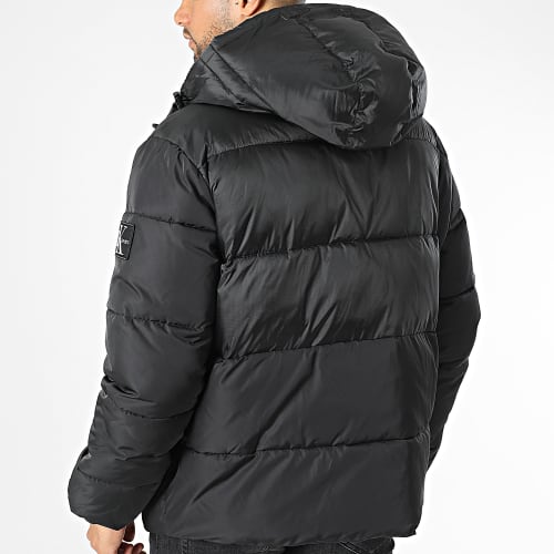 Doudoune Capuche Mix Media Puffer 3707 Noir