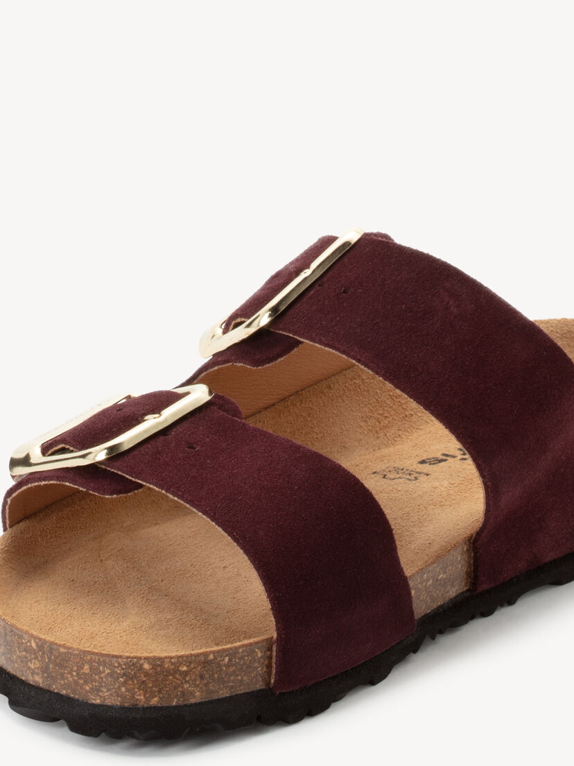 Leren Slipper - rood