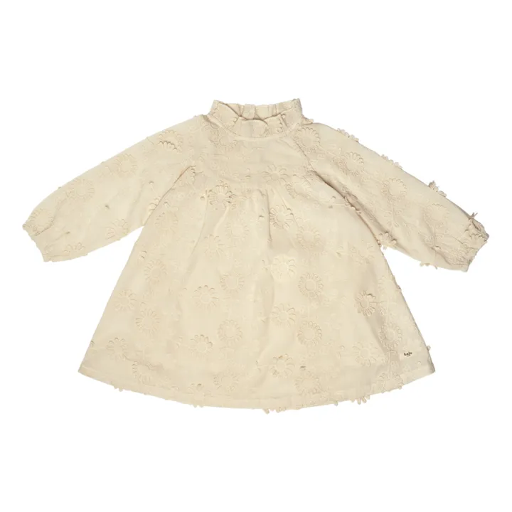 Baje Studio Robe Yala Brodée | Crème