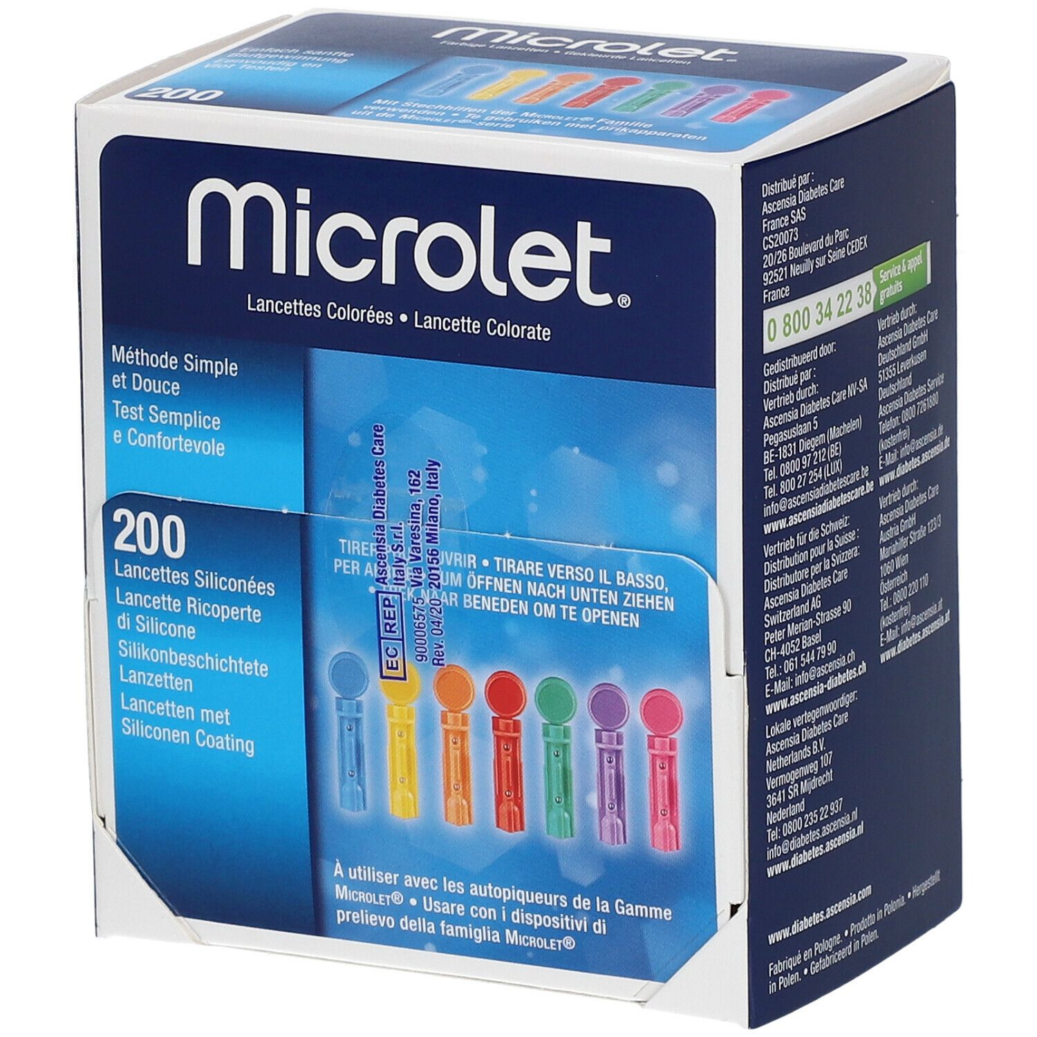 Microlet® Lanzetten farbig