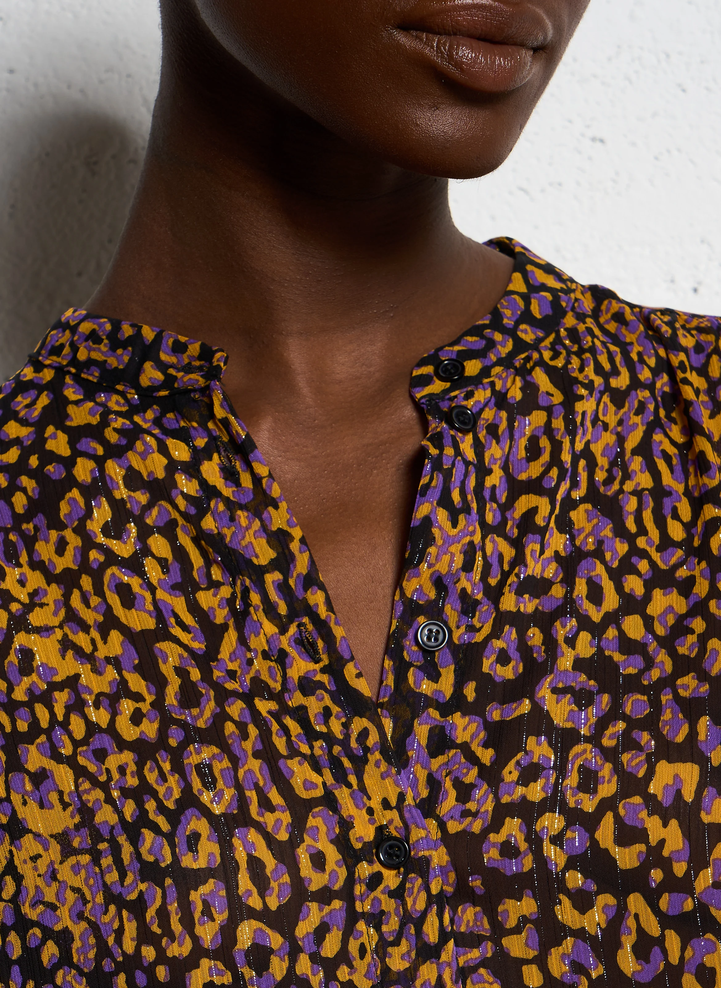 Blouse léopard | Multicolore