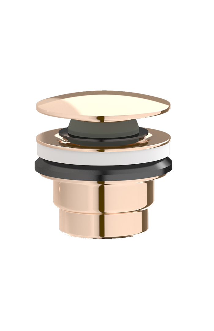 Plieger Roma 2 in 1 design afvoerplug rosé