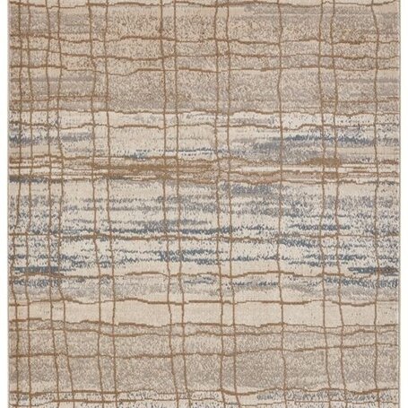 Vloerkleed Vintage Coastal - Crème/Blauw