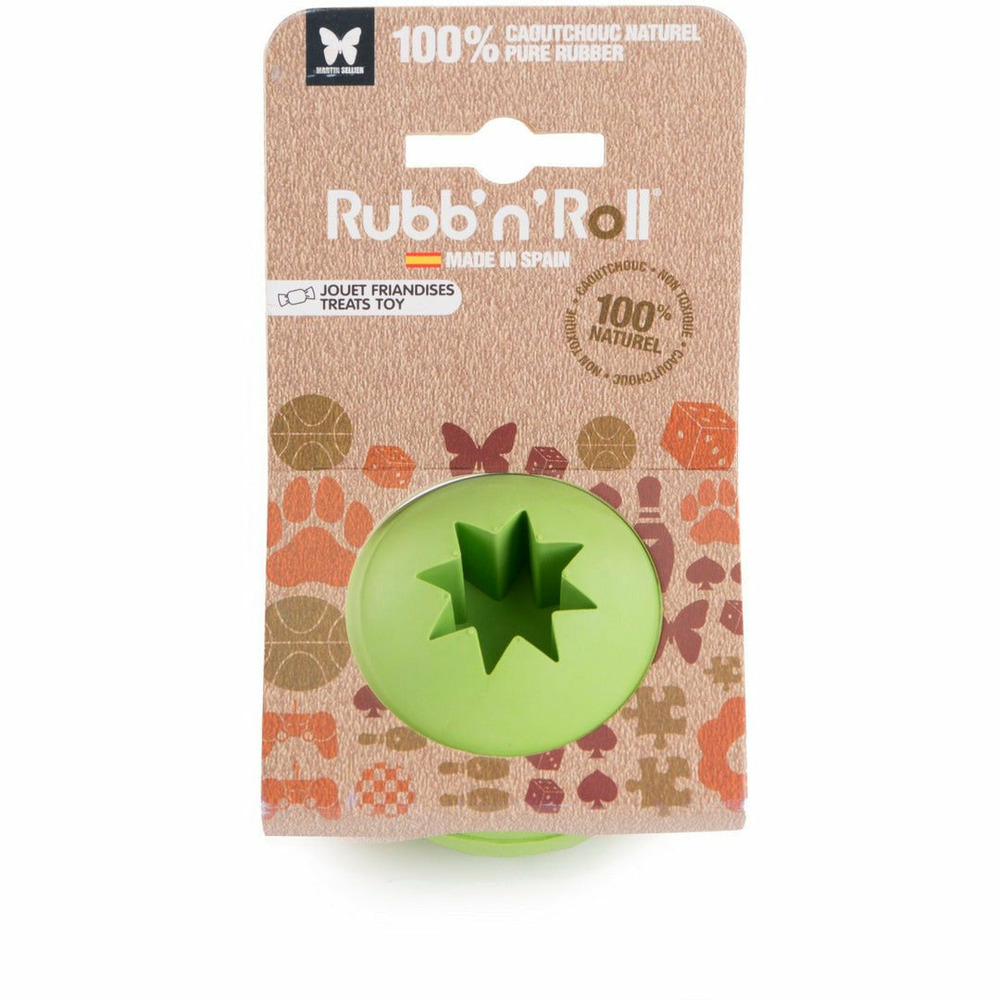 Balle distributeur de friandises pour chiens en caoutchouc naturel