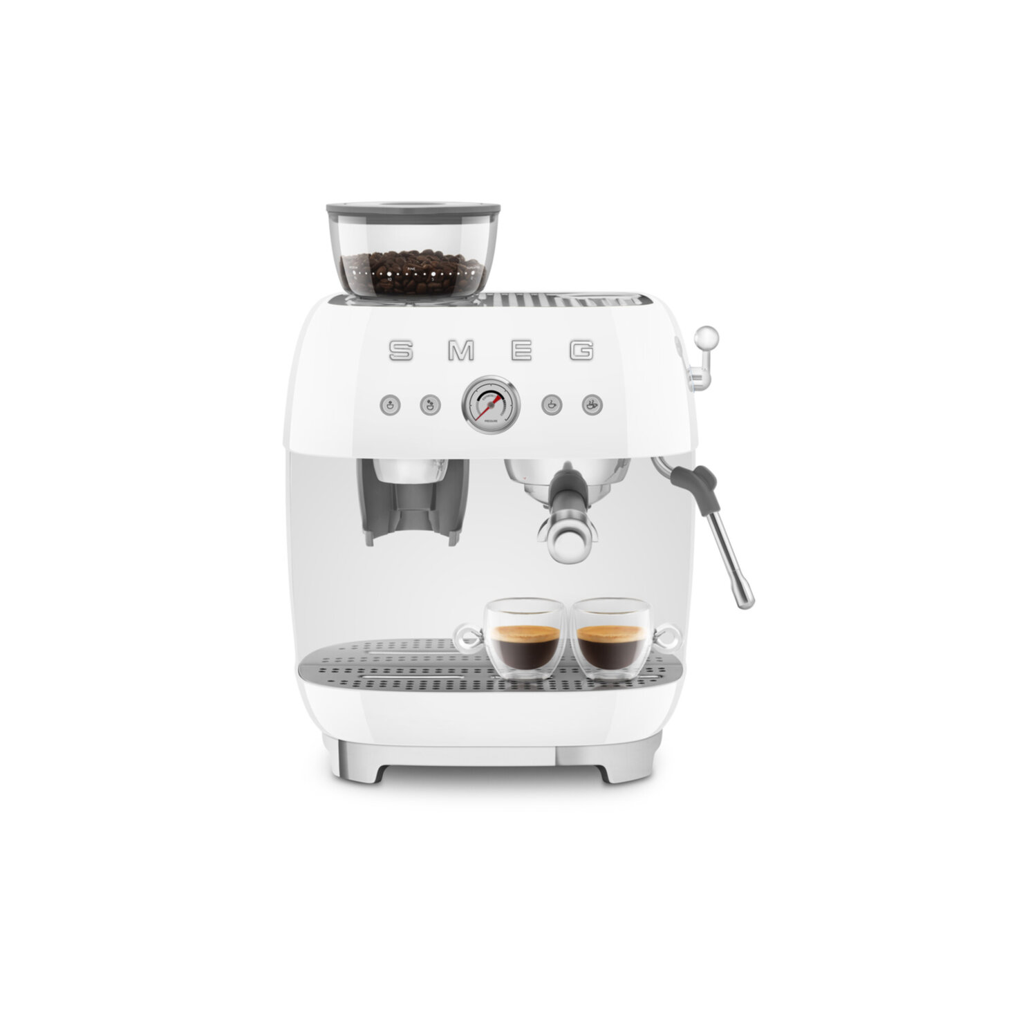 Smeg Espressomaschine EGF03WHEU Weiss