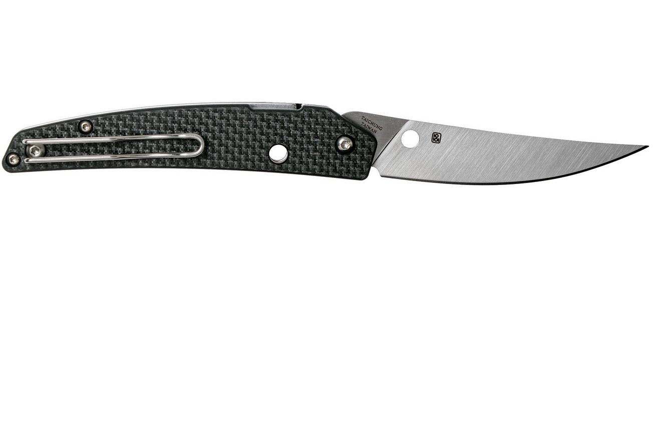 Spyderco Ikuchi C242CFP zakmes, Paul Alexander design CQI Version