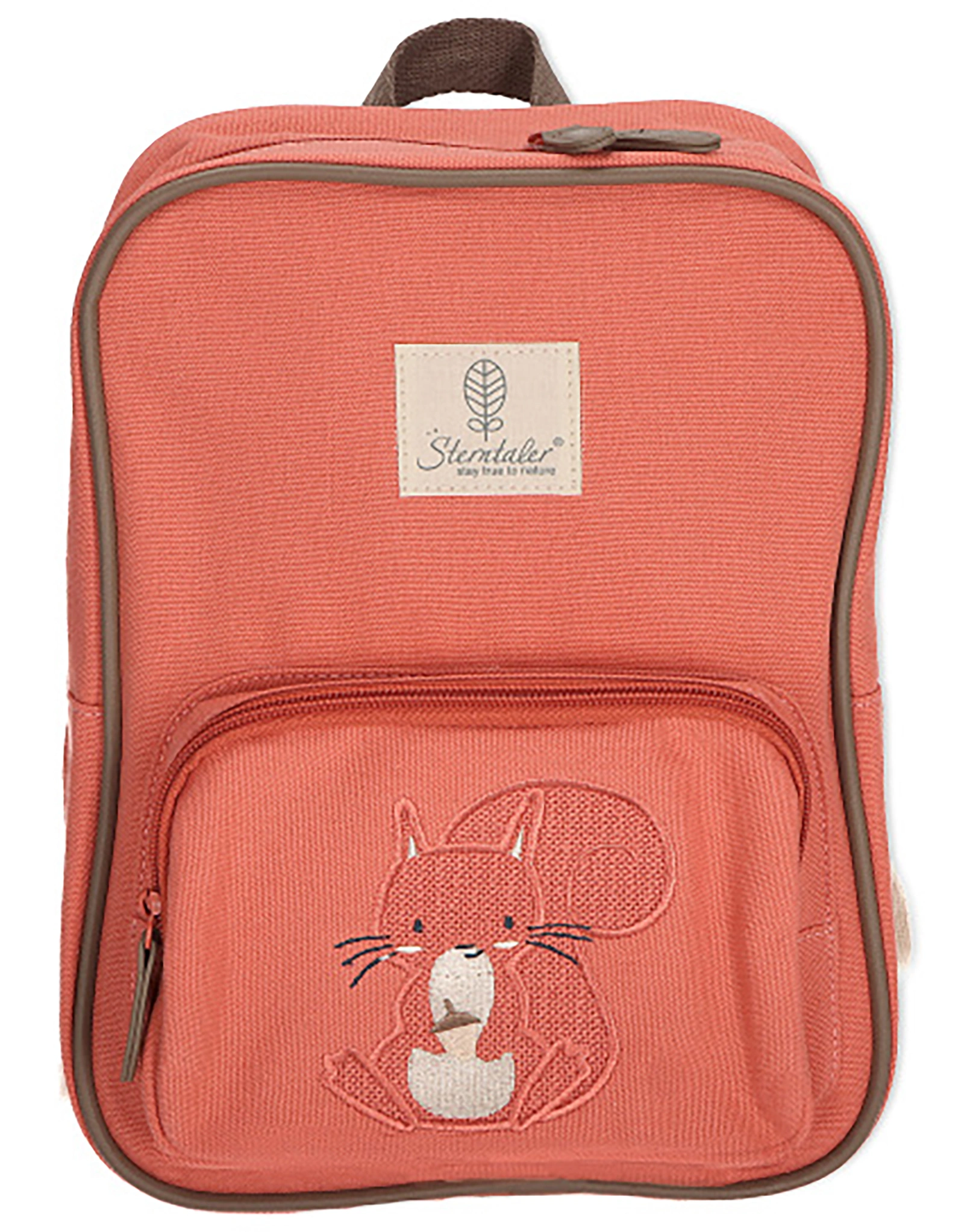 Kindergarten Rucksack ENNA EICHHÖRNCHEN (28,5x22x10) in rot