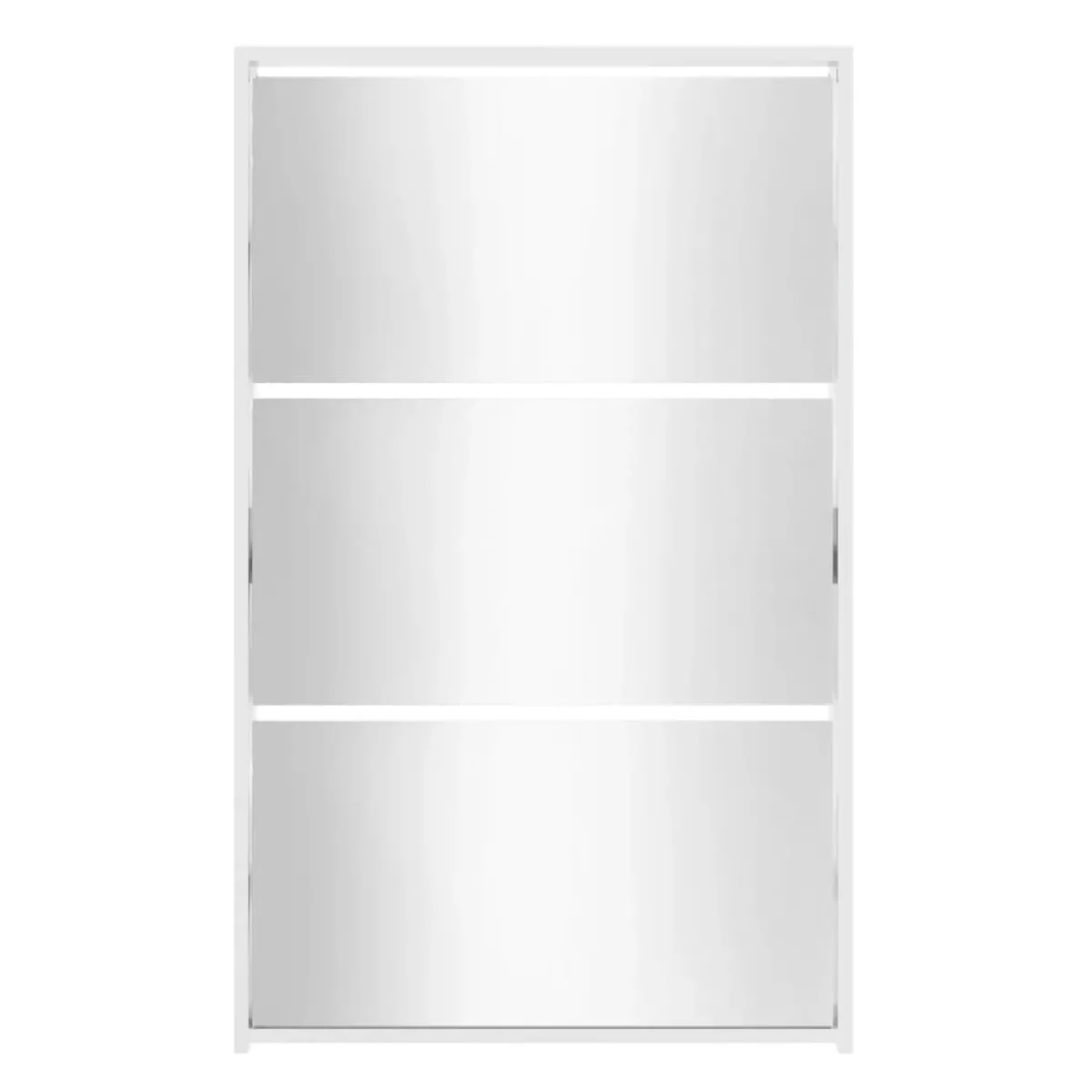 VidaXL Armoire à Chaussures Miroir