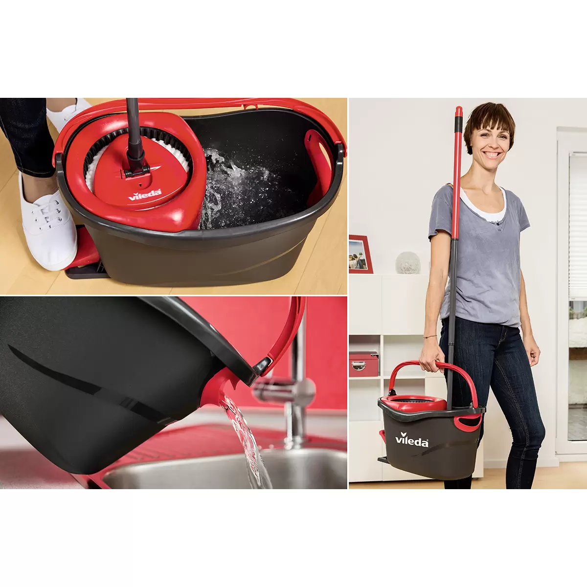 Turbo Mop Set Vileda blau,rot