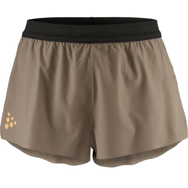 Short running CRAFT PRO HYPERVENT SPLIT SHORTS 2 DK CLAY