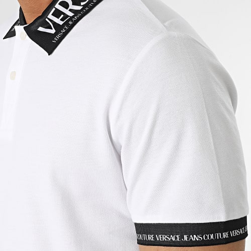 Polo Manches Courtes Logo 74GAGT02-CJ01T Blanc