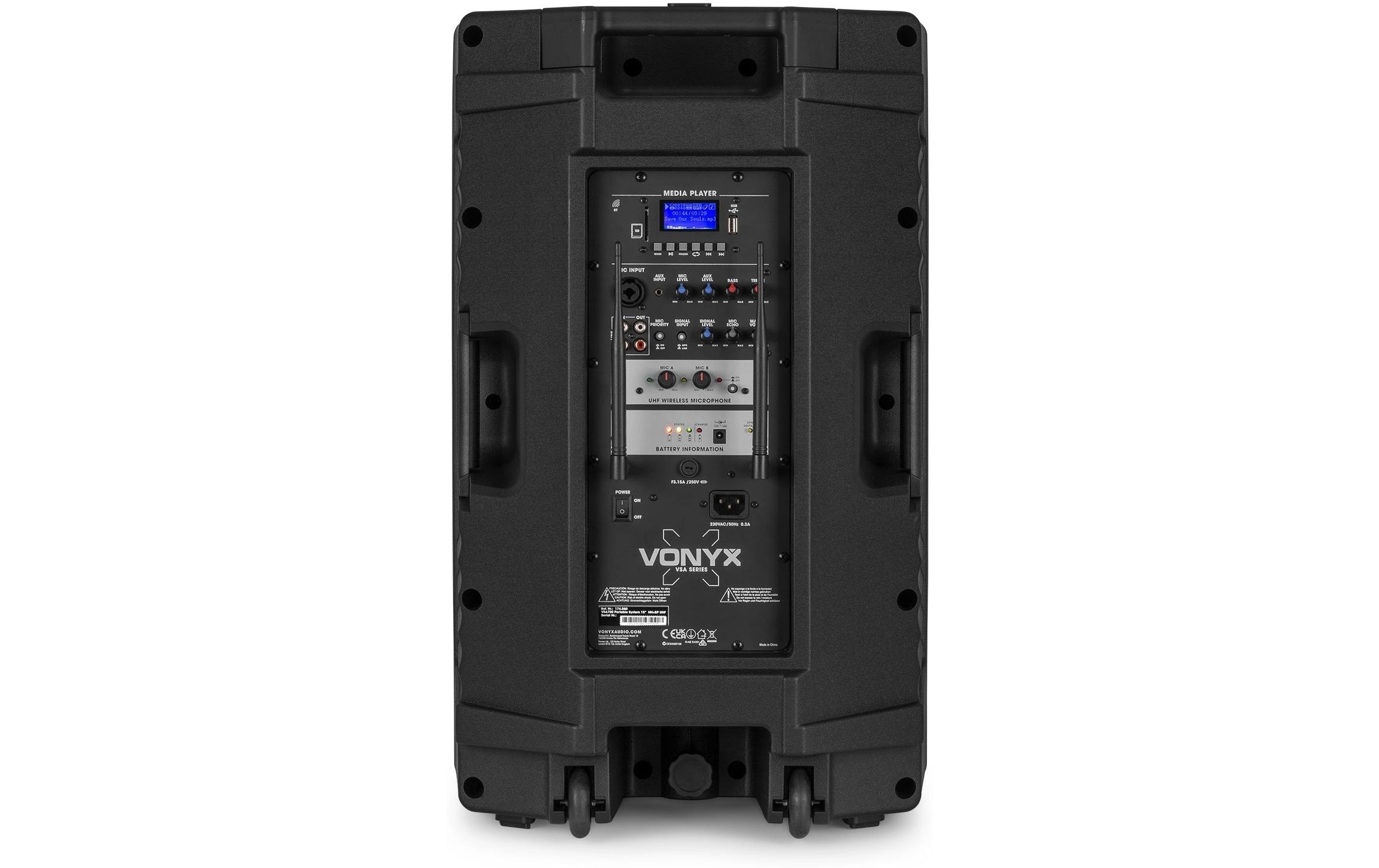 VSA700-BP<br>Tragbares All-in-One-Audiosystem