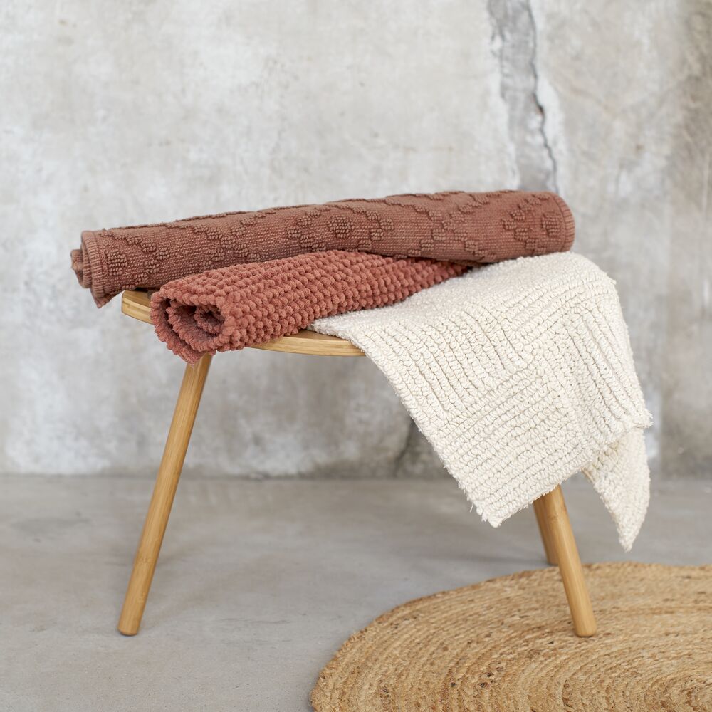 Sealskin Delhi Badmat 60x90 cm Katoen - Donkerroze